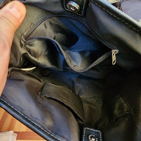 Target Black Vinyl Hearts Mini Tote Bag - Picture 13 of 15